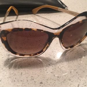 Fendi Tortoise & Clear Sunglasses
